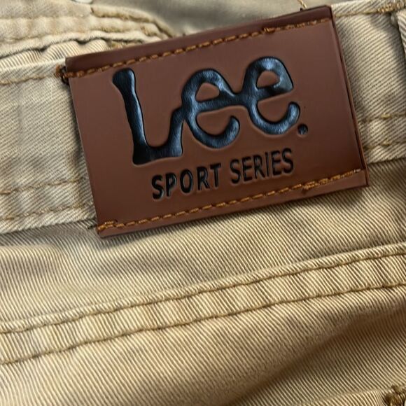 3/$25 SALE: LEE SLIM STRAIGHT LEG COMFORT SCHOOL UNIFORM PANTS TAN BOYS SIZE 18 - Picture 9 of 16